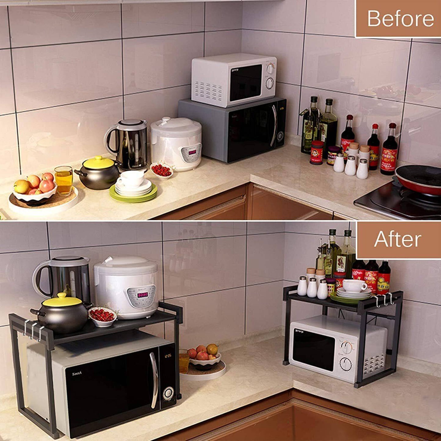 Adjustable Microwave Rack