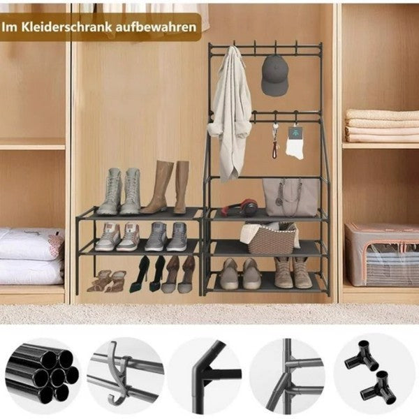 Entryway Organizer Rack