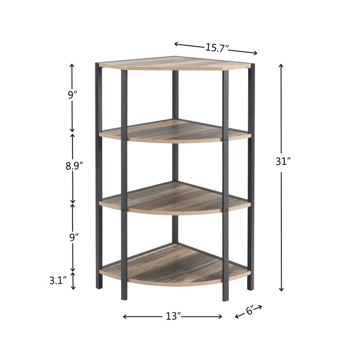4-Tier Corner Shelf