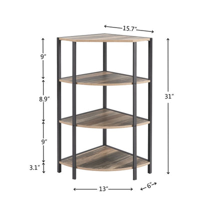 4-Tier Corner Shelf