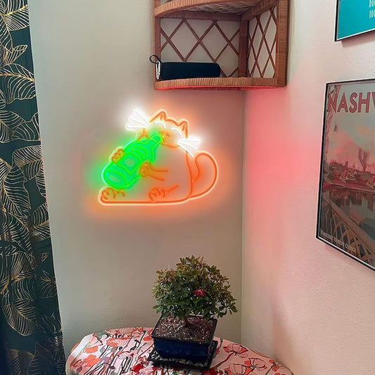 Neon Cat Ambience Light