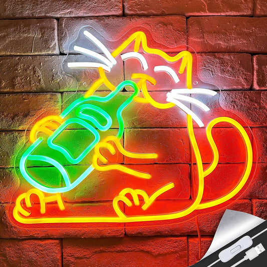 Neon Cat Ambience Light