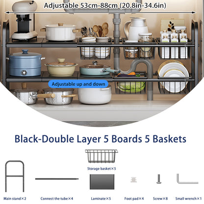 Expandable Cabinet Rack