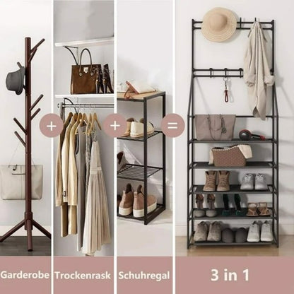 Entryway Organizer Rack