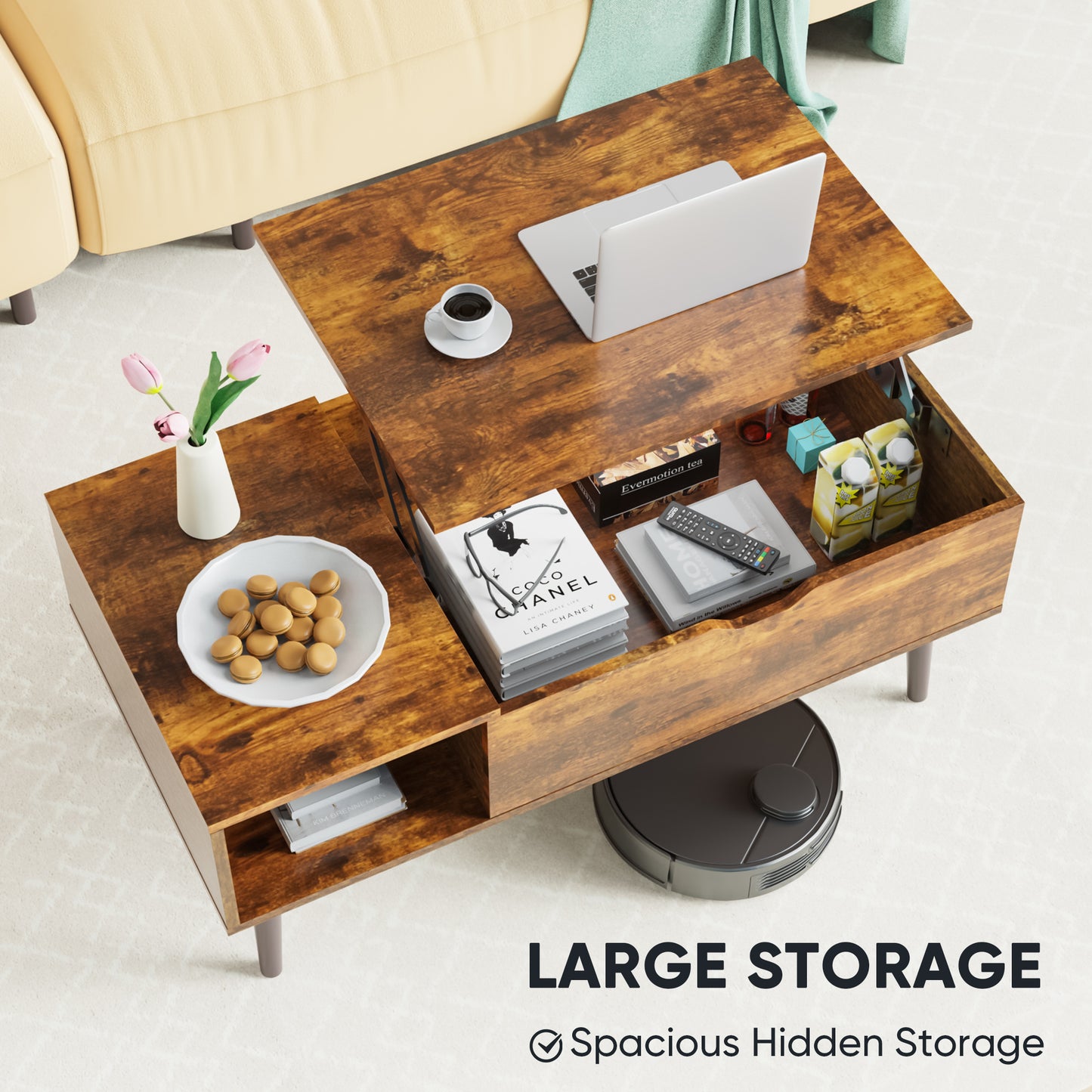 Lift-Top Coffee Table